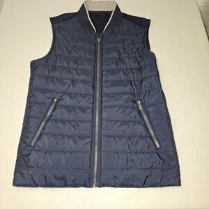 Men's Zara Water Repellent Lightweight Padded Vest, Navy Blue, Size‎ Large